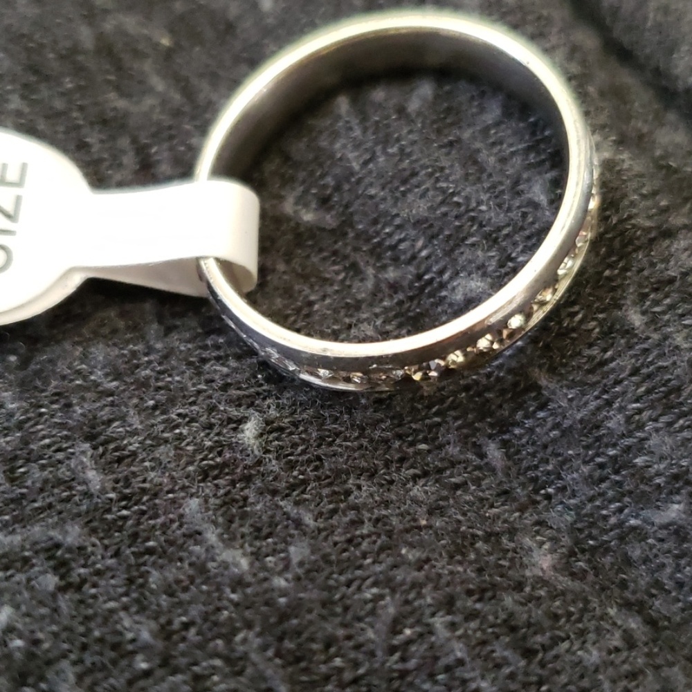 Silver infinity ring